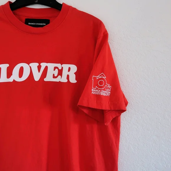 Bianca Chandon Lover 10th Anniversary T-Shirt Size Medium - Picture 5 of 10
